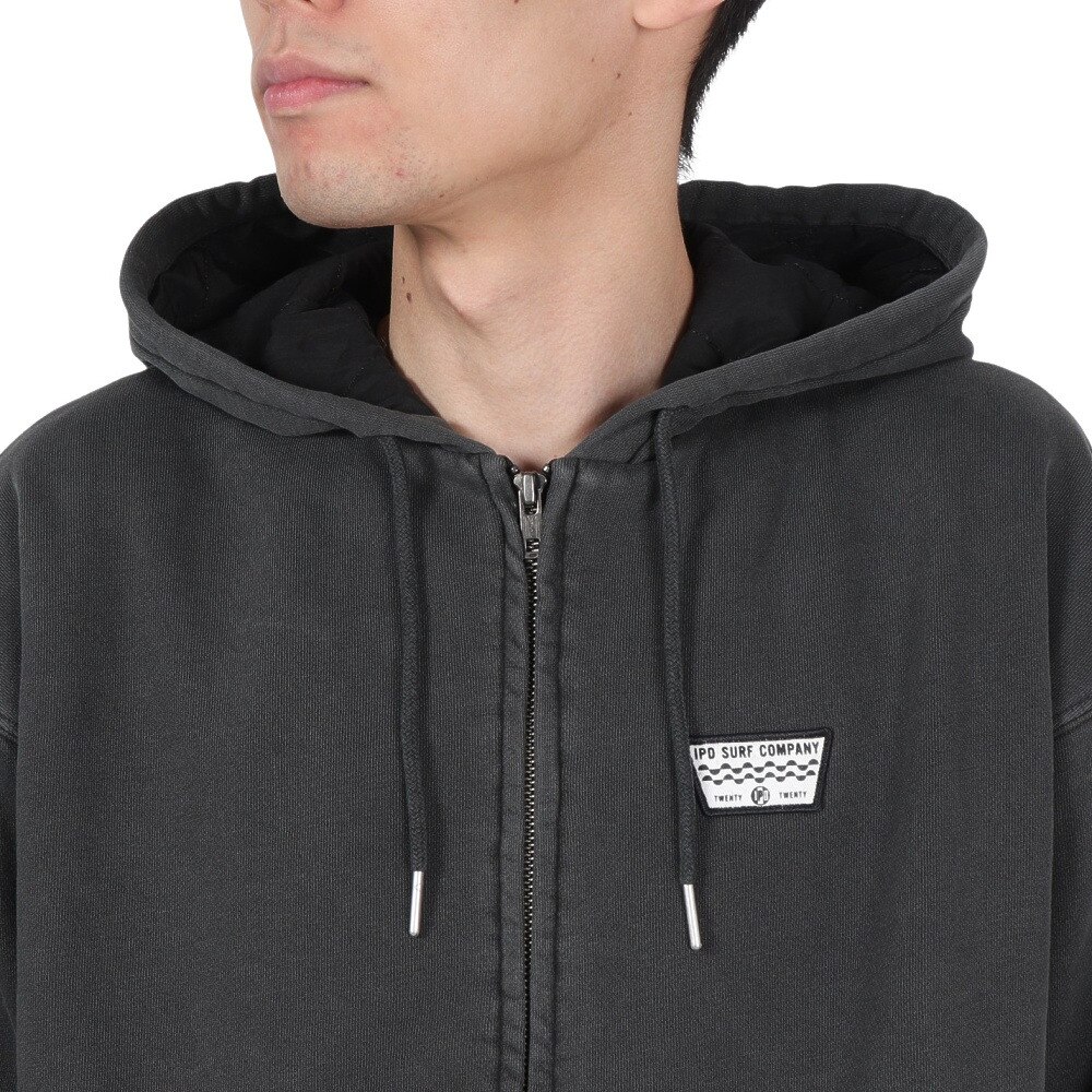 IPD（IPD）（メンズ）スロットル ジップ フーディー IPDZPTH-813-C.GRY