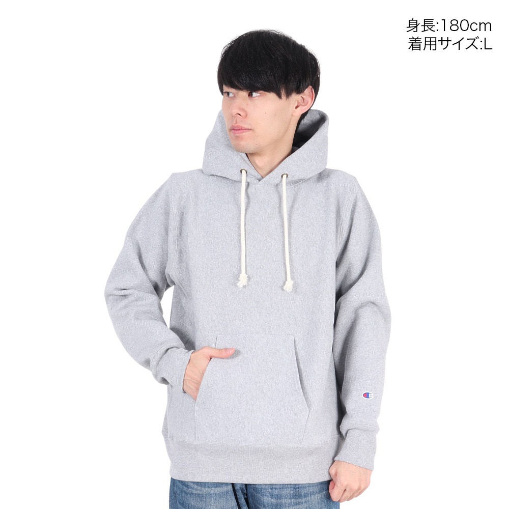 チャンピオン-ヘリテイジ（CHAMPION-HERITAGE）（メンズ）リバースウィーブ フーデッドスウェットシャツ MADE IN USA C5-A101 070