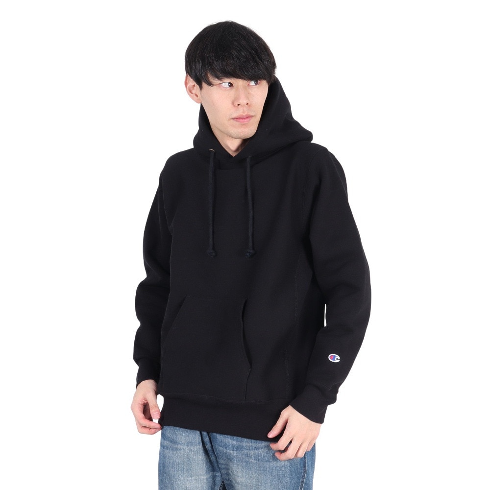 チャンピオン-ヘリテイジ（CHAMPION-HERITAGE）（メンズ）リバースウィーブ フーデッドスウェットシャツ MADE IN USA C5-A101 090