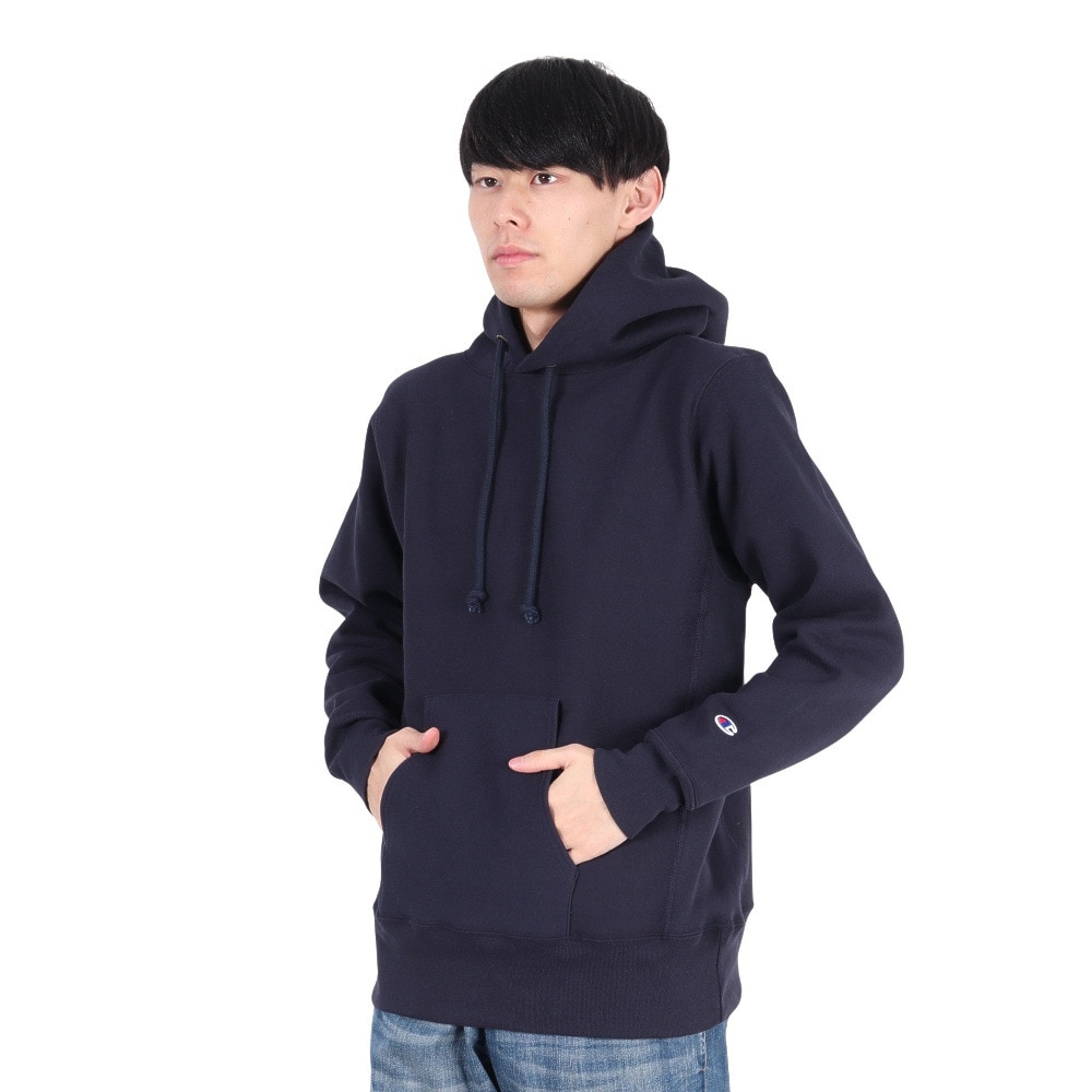 チャンピオン-ヘリテイジ（CHAMPION-HERITAGE）（メンズ）リバースウィーブ フーデッドスウェットシャツ MADE IN USA C5-A101 370