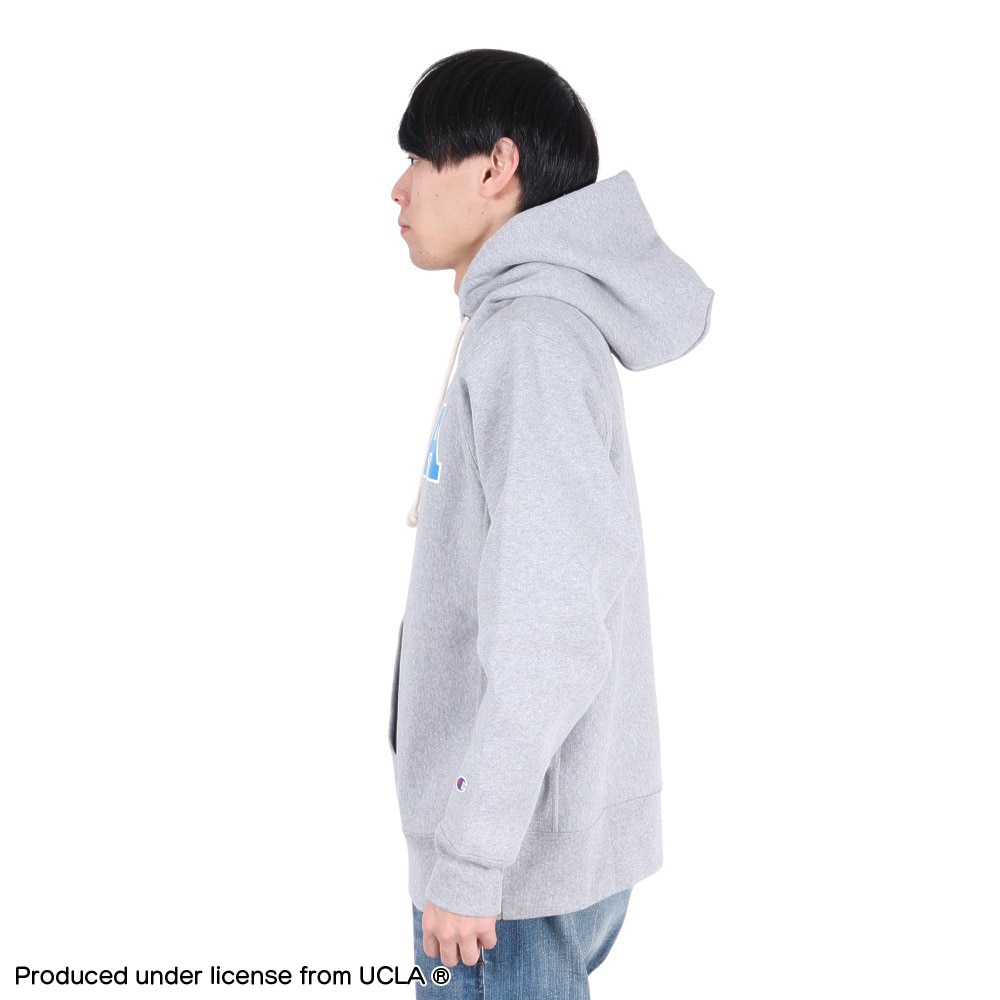 チャンピオン-ヘリテイジ（CHAMPION-HERITAGE）（メンズ）リバースウィーブ フーデッドスウェットシャツ UCLA MADE IN USA C5-A103 070