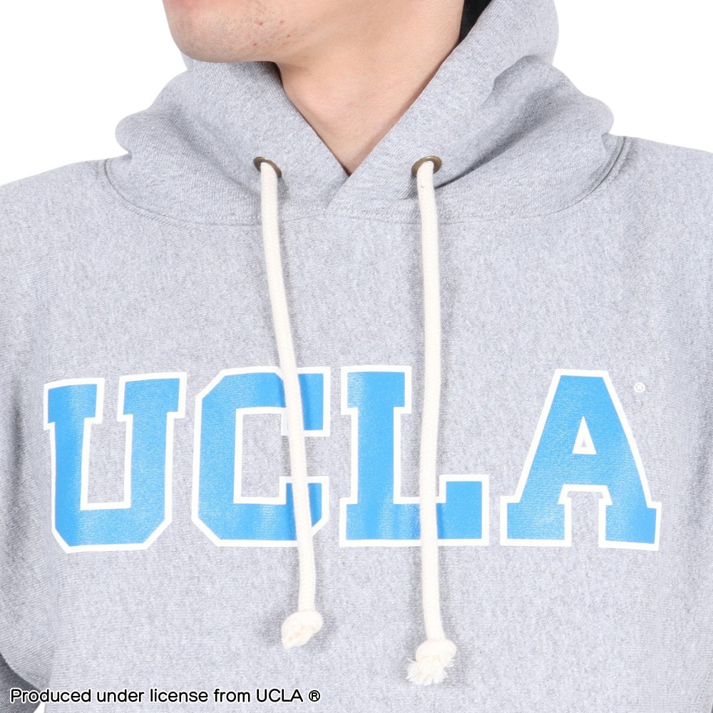 チャンピオン-ヘリテイジ（CHAMPION-HERITAGE）（メンズ）リバースウィーブ フーデッドスウェットシャツ UCLA MADE IN USA C5-A103 070
