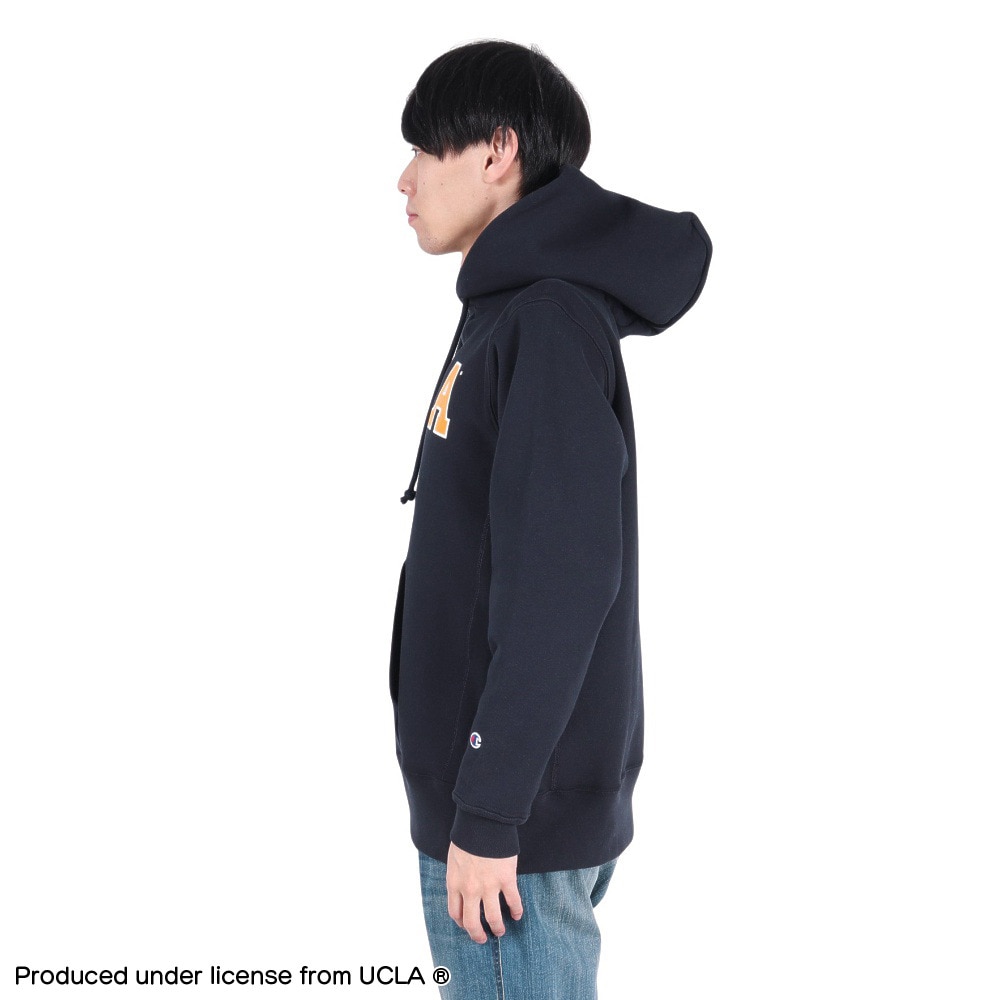 チャンピオン-ヘリテイジ（CHAMPION-HERITAGE）（メンズ）リバースウィーブ フーデッドスウェットシャツ UCLA MADE IN USA C5-A103 370