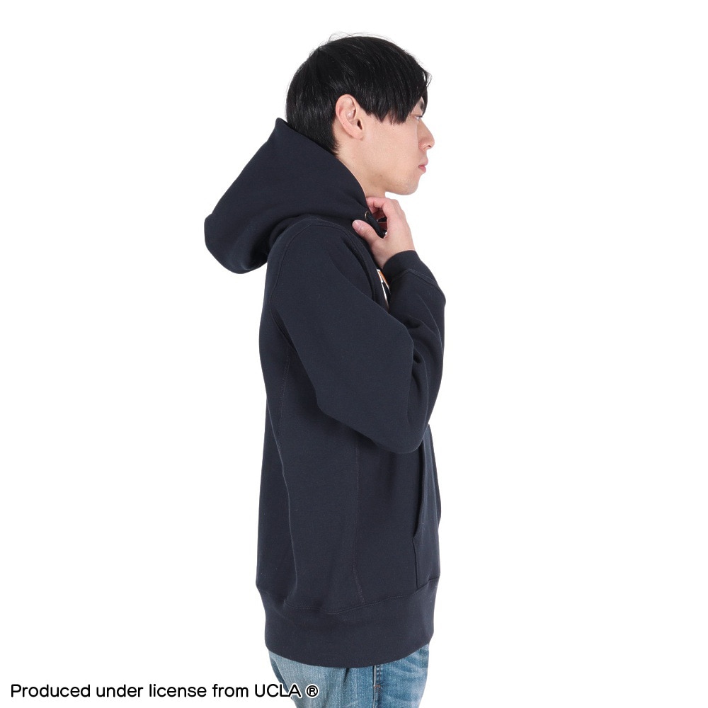 チャンピオン-ヘリテイジ（CHAMPION-HERITAGE）（メンズ）リバースウィーブ フーデッドスウェットシャツ UCLA MADE IN USA C5-A103 370