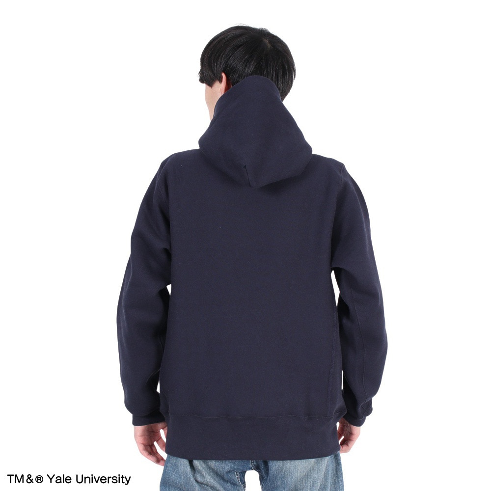 チャンピオン-ヘリテイジ（CHAMPION-HERITAGE）（メンズ）リバースウィーブ フーデッドスウェットシャツ YALE MADE IN USA C5-A104 370