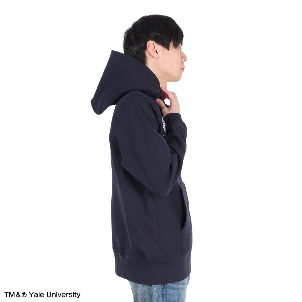 チャンピオン-ヘリテイジ（CHAMPION-HERITAGE）（メンズ）リバースウィーブ フーデッドスウェットシャツ YALE MADE IN USA C5-A104 370