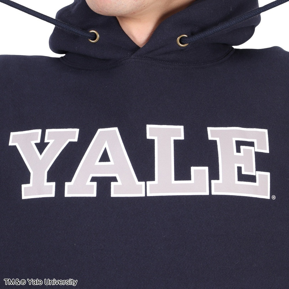 チャンピオン-ヘリテイジ（CHAMPION-HERITAGE）（メンズ）リバースウィーブ フーデッドスウェットシャツ YALE MADE IN USA C5-A104 370