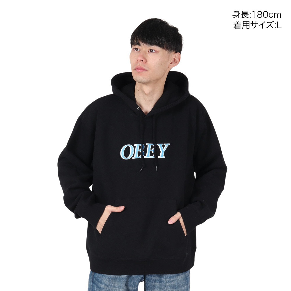 オベイ（OBEY）（メンズ）リズム フーディ 112470223BLK