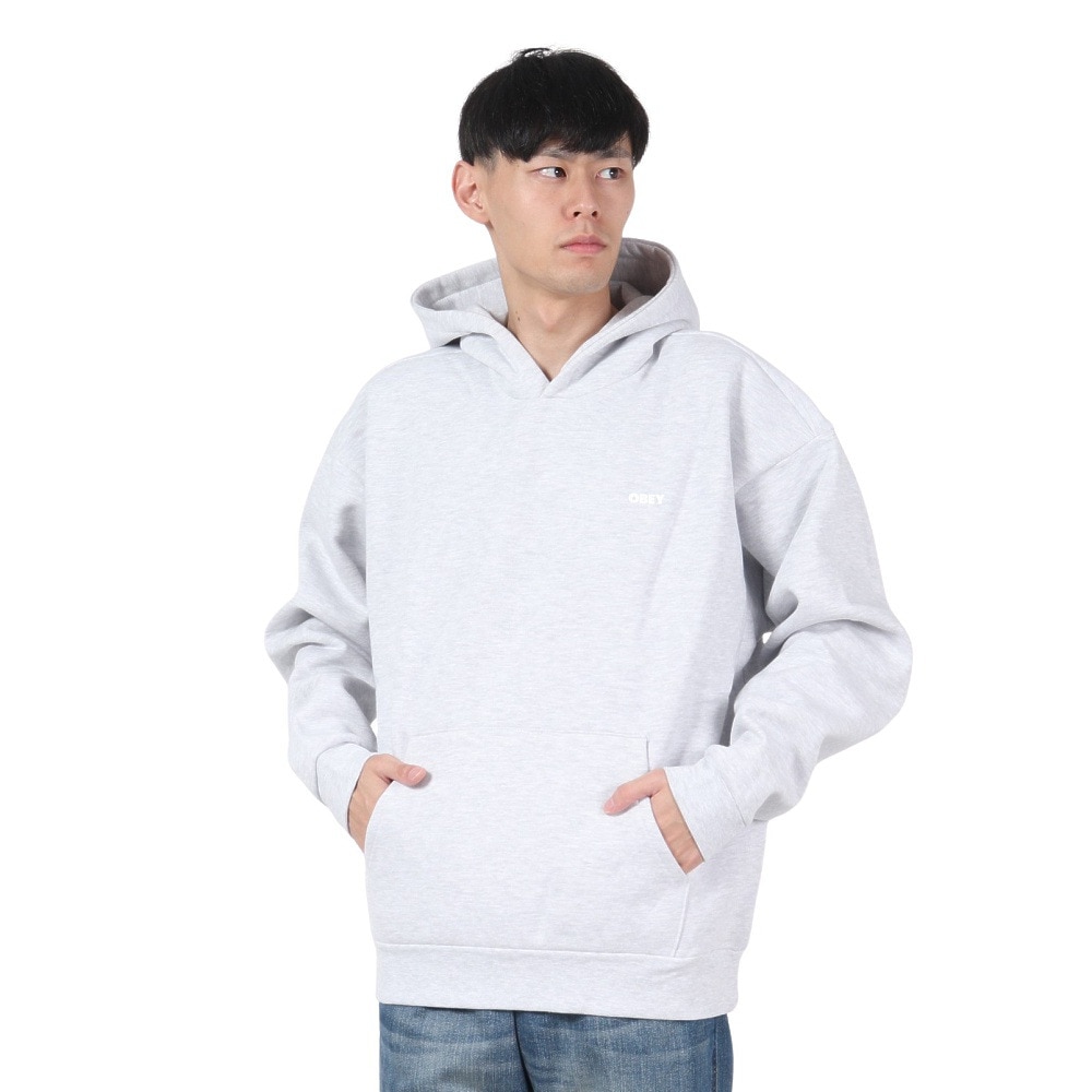 オベイ（OBEY）（メンズ）BOLD STAR EXTRA HEAVY フーディ112470224AGRY