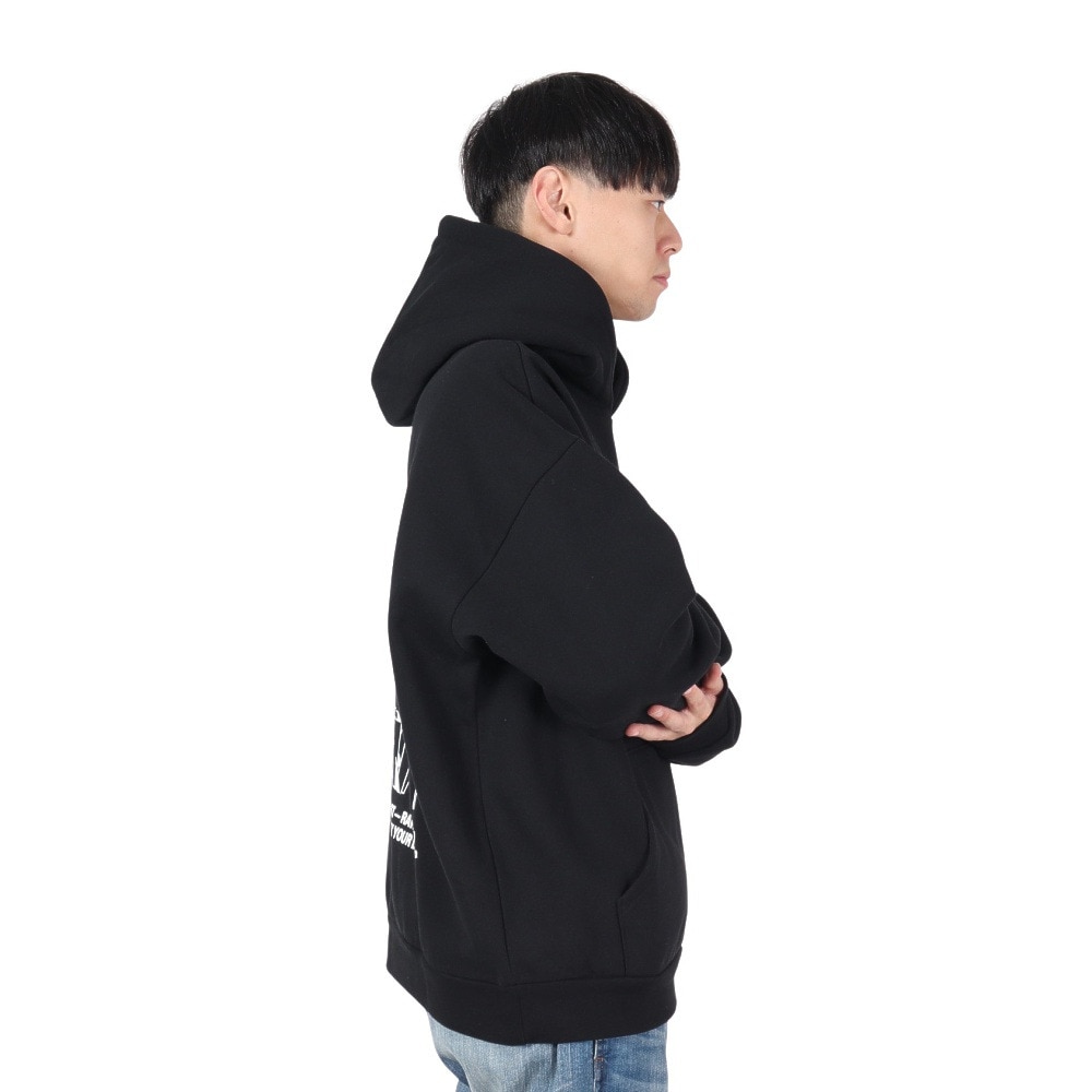 オベイ（OBEY）（メンズ）JAZZ HEAD EXTRA HEAVY フーディ 112470228BLK