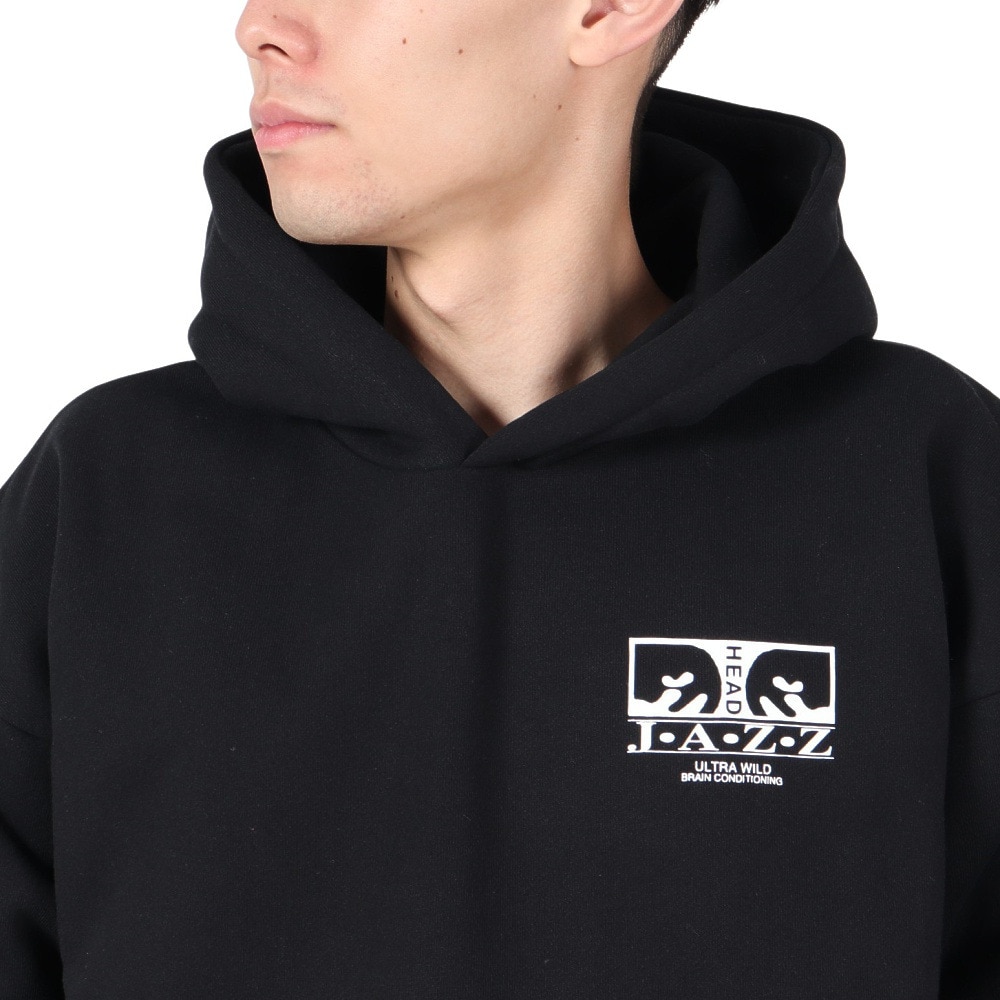 オベイ（OBEY）（メンズ）JAZZ HEAD EXTRA HEAVY フーディ 112470228BLK