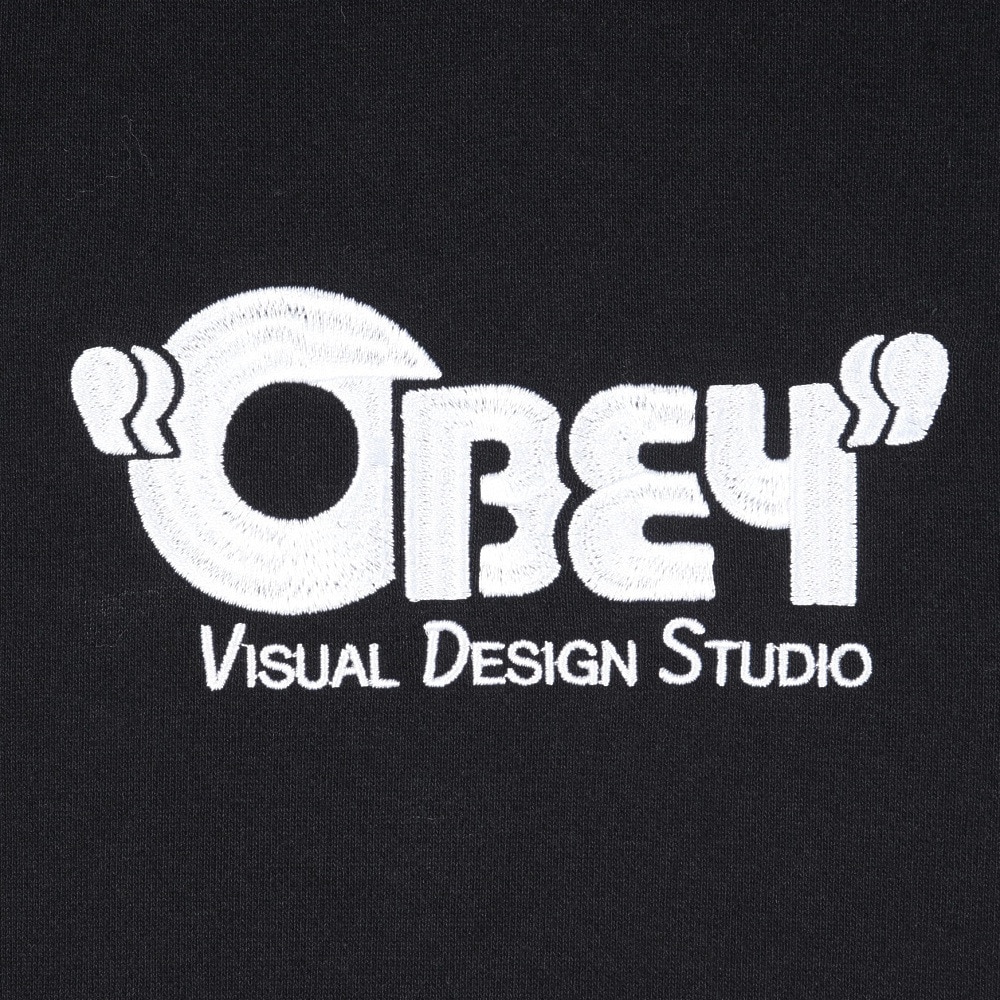 オベイ（OBEY）（メンズ）VISUAL DESIGN STUDIO フーディー 112470235BLK