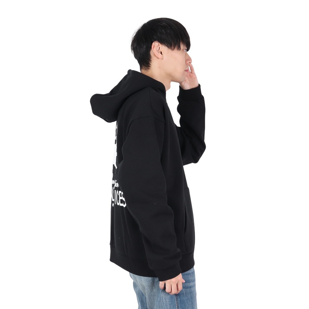 オベイ（OBEY）（メンズ）SERVICES EXTRA HEAVY フーディー 112470238BLK