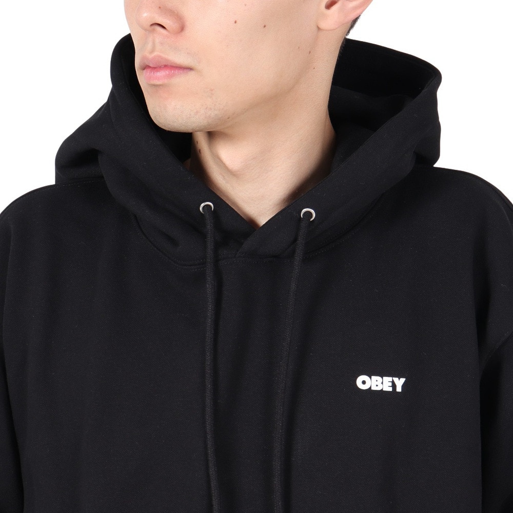 オベイ（OBEY）（メンズ）BOLD フーデッド スウェットシャツ 112842349BLK