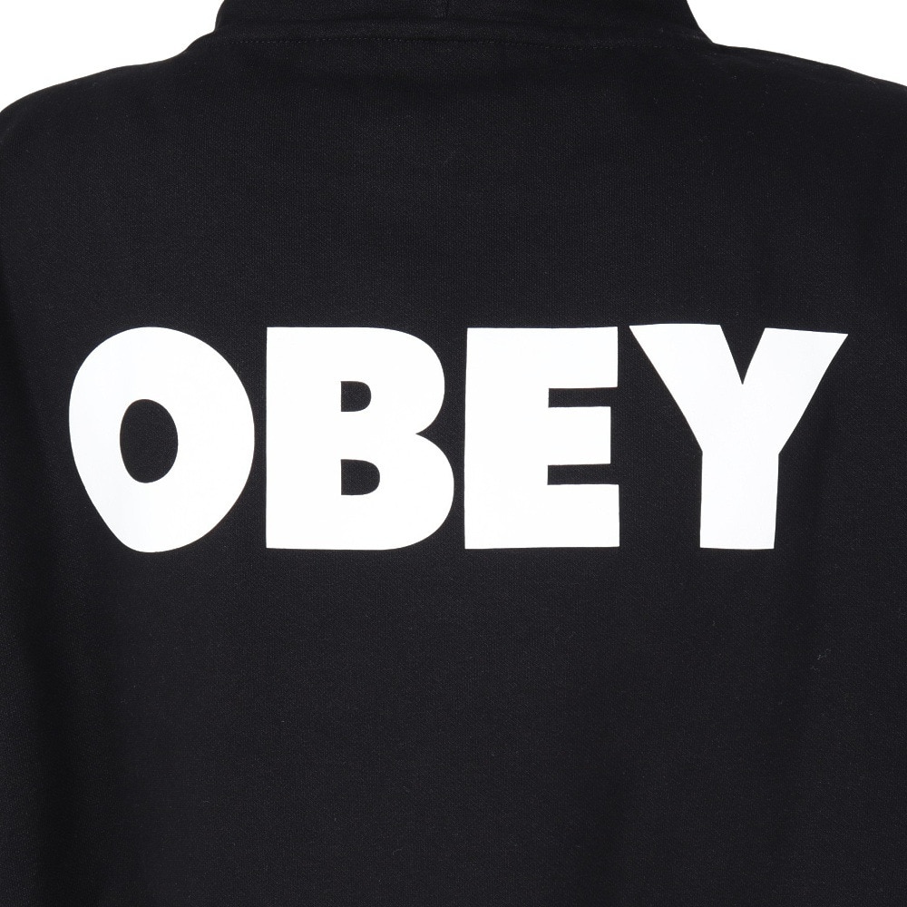 オベイ（OBEY）（メンズ）BOLD フーデッド スウェットシャツ 112842349BLK