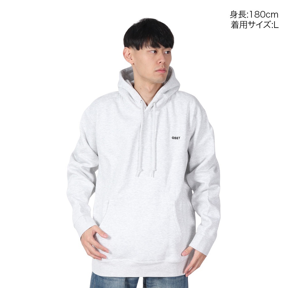 オベイ（OBEY）（メンズ）BOLD フーデッド スウェットシャツ 112842349HEA