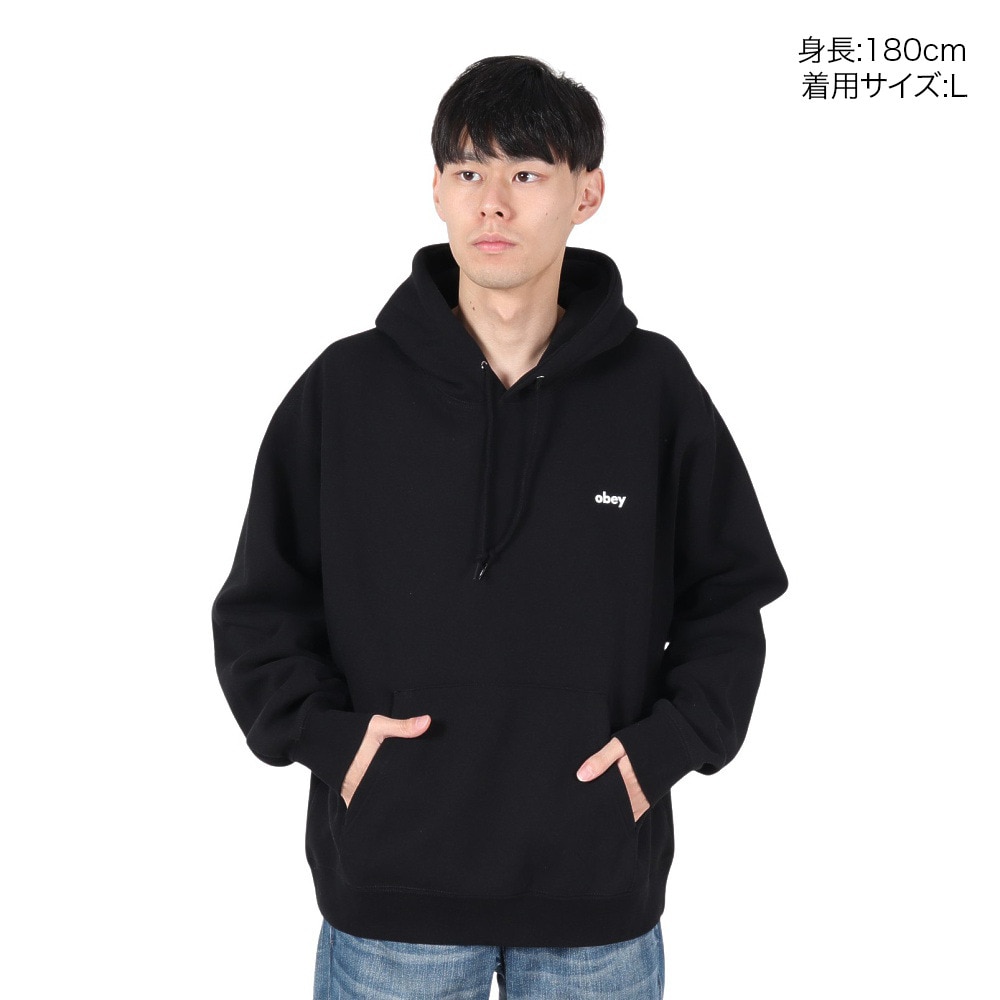オベイ（OBEY）（メンズ）DALMATION フーディ 112843923BLK