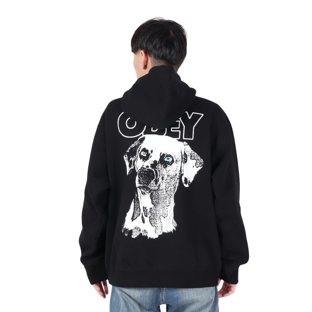オベイ（OBEY）（メンズ）DALMATION フーディ 112843923BLK