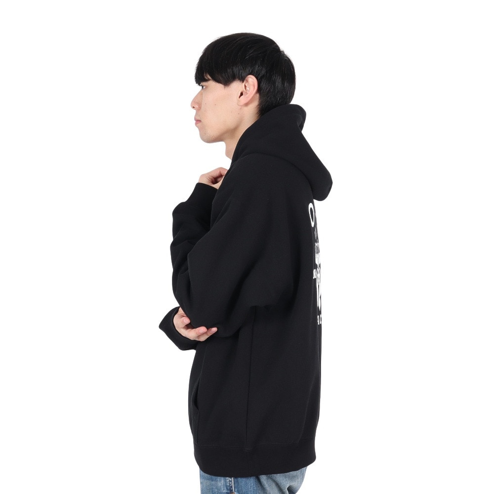 オベイ（OBEY）（メンズ）LOTUS WITH HANDS フード スウェット 112843974BLK