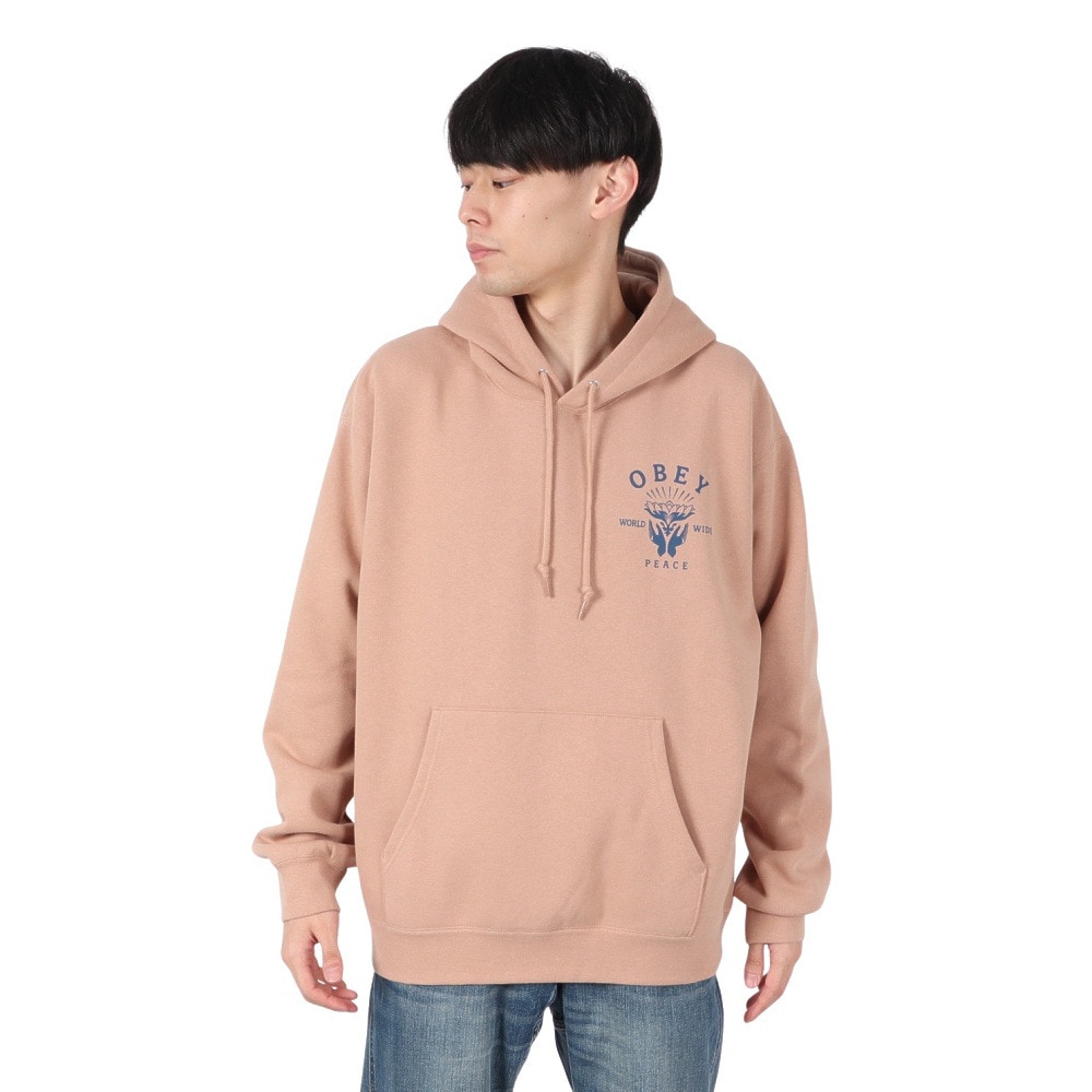 オベイ（OBEY）（メンズ）LOTUS WITH HANDS パーカー 112843974WTU