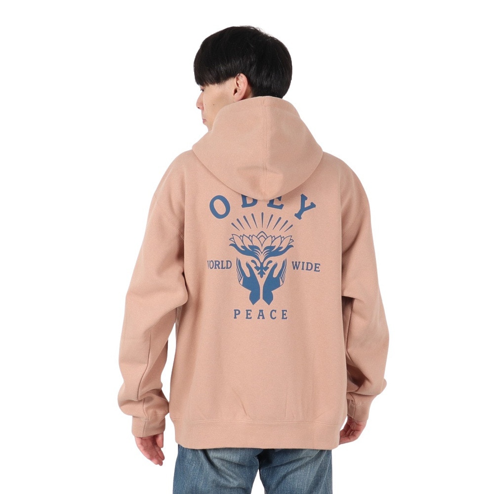 オベイ（OBEY）（メンズ）LOTUS WITH HANDS パーカー 112843974WTU