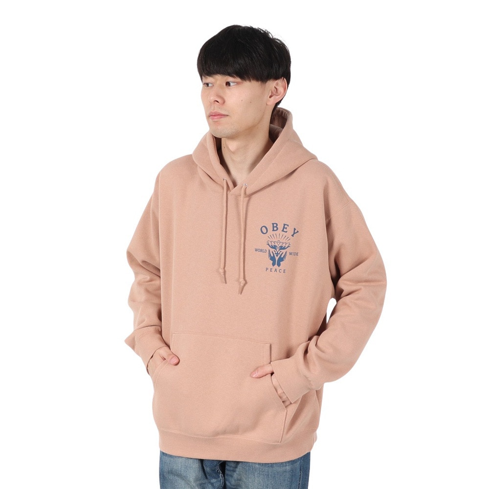 オベイ（OBEY）（メンズ）LOTUS WITH HANDS パーカー 112843974WTU