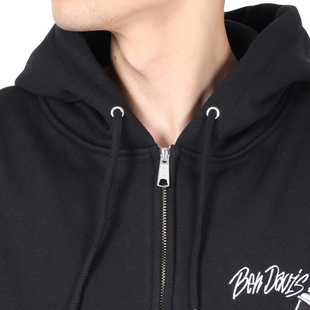 ベンデイビス（BEN DAVIS）（メンズ）セレクションジップパーカー 24780052-BLK