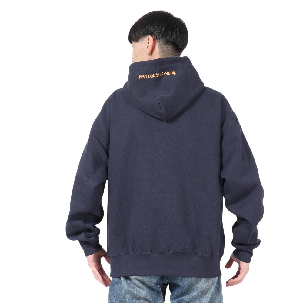 ベンデイビス（BEN DAVIS）（メンズ）グラフィティ ジップパーカー 24780063-NVY