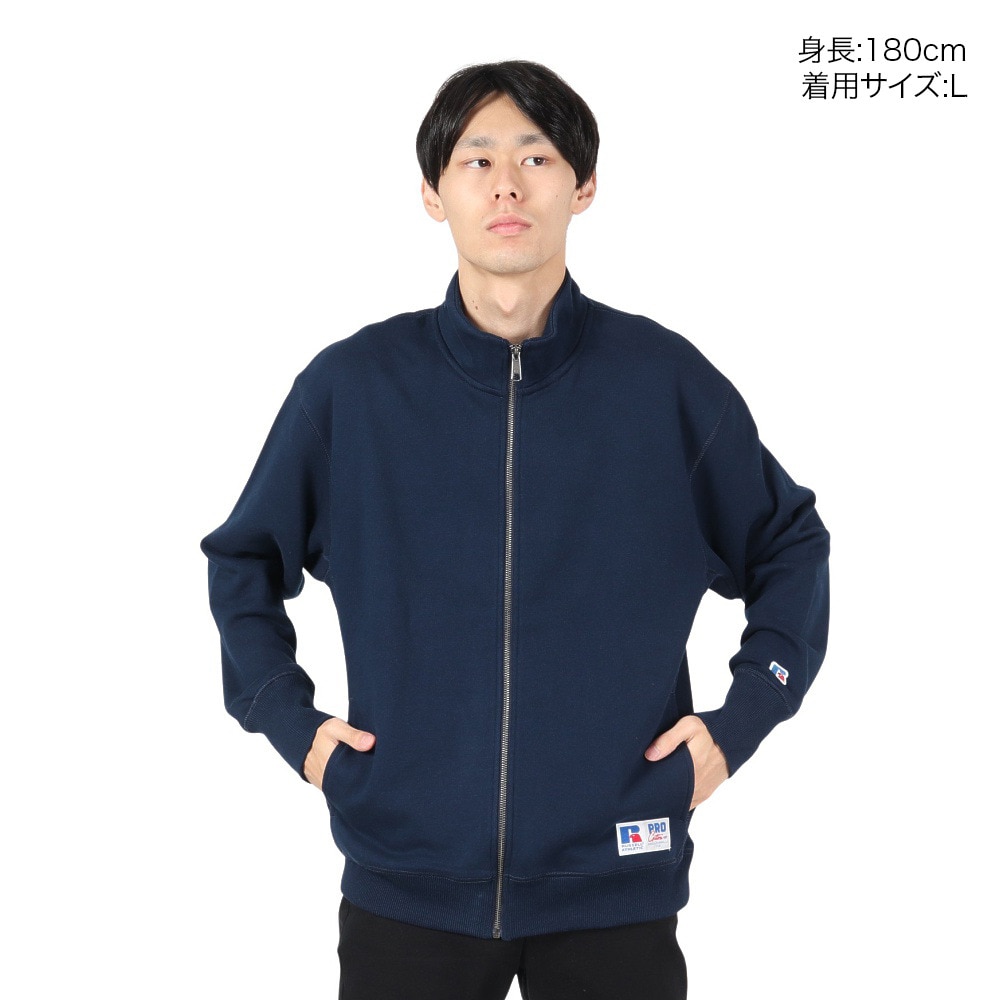 ラッセル（RUSSELL）（メンズ）ProCO フルジップ スウェットシャツ ワイド RBM24F0007 NVY