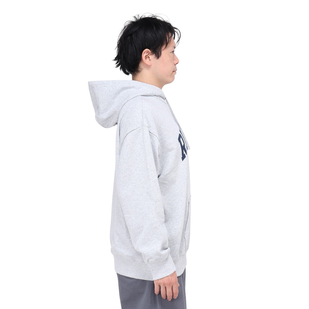 ラッセル（RUSSELL）（メンズ）カレッジロゴフーディ RBM24F0017 MGRY