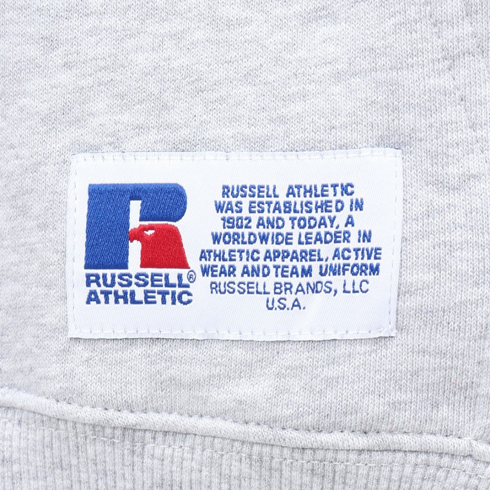 ラッセル（RUSSELL）（メンズ）カレッジロゴフーディ RBM24F0017 MGRY