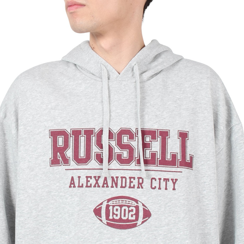 ラッセル（RUSSELL）（メンズ）カレッジアメフトボール フーディ RBM24F0018 MGRY