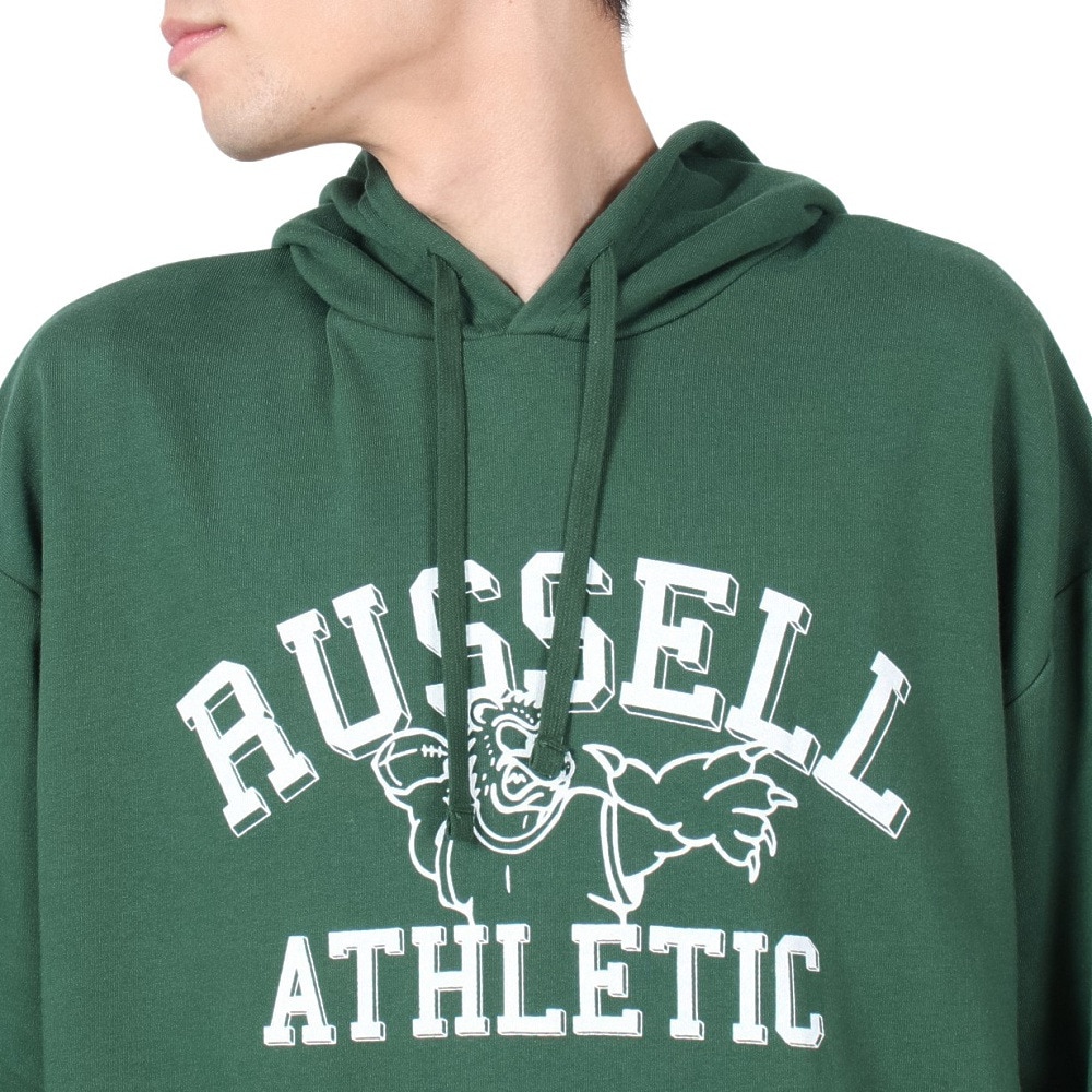 ラッセル（RUSSELL）（メンズ）アメフトベア フーディーパーカー RBM24F0019 GRN