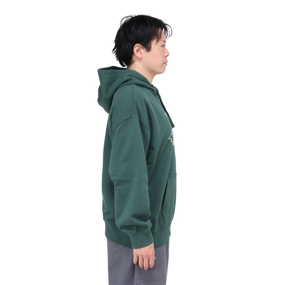 ラッセル（RUSSELL）（メンズ）カレッジR ロゴ フーディ RBM24F0020 GRN