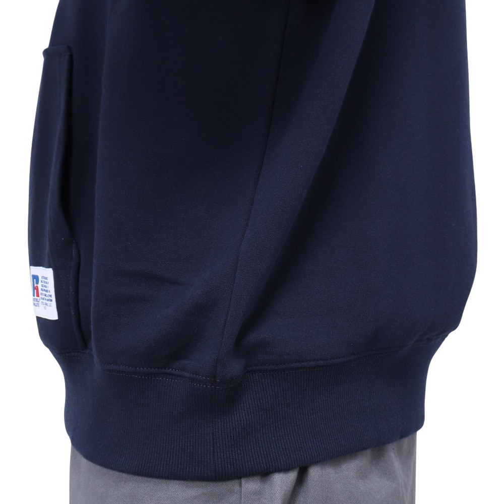ラッセル（RUSSELL）（メンズ）カレッジR ロゴ フーディ RBM24F0020 NVY