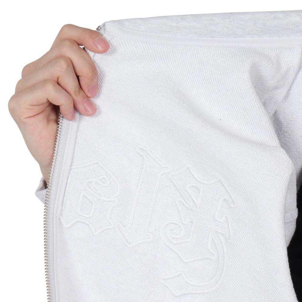 エクストララージ（XLARGE）（メンズ）PATCHED ロゴ ジップアップ フーディー スウェットシャツ 101244012001-ASH
