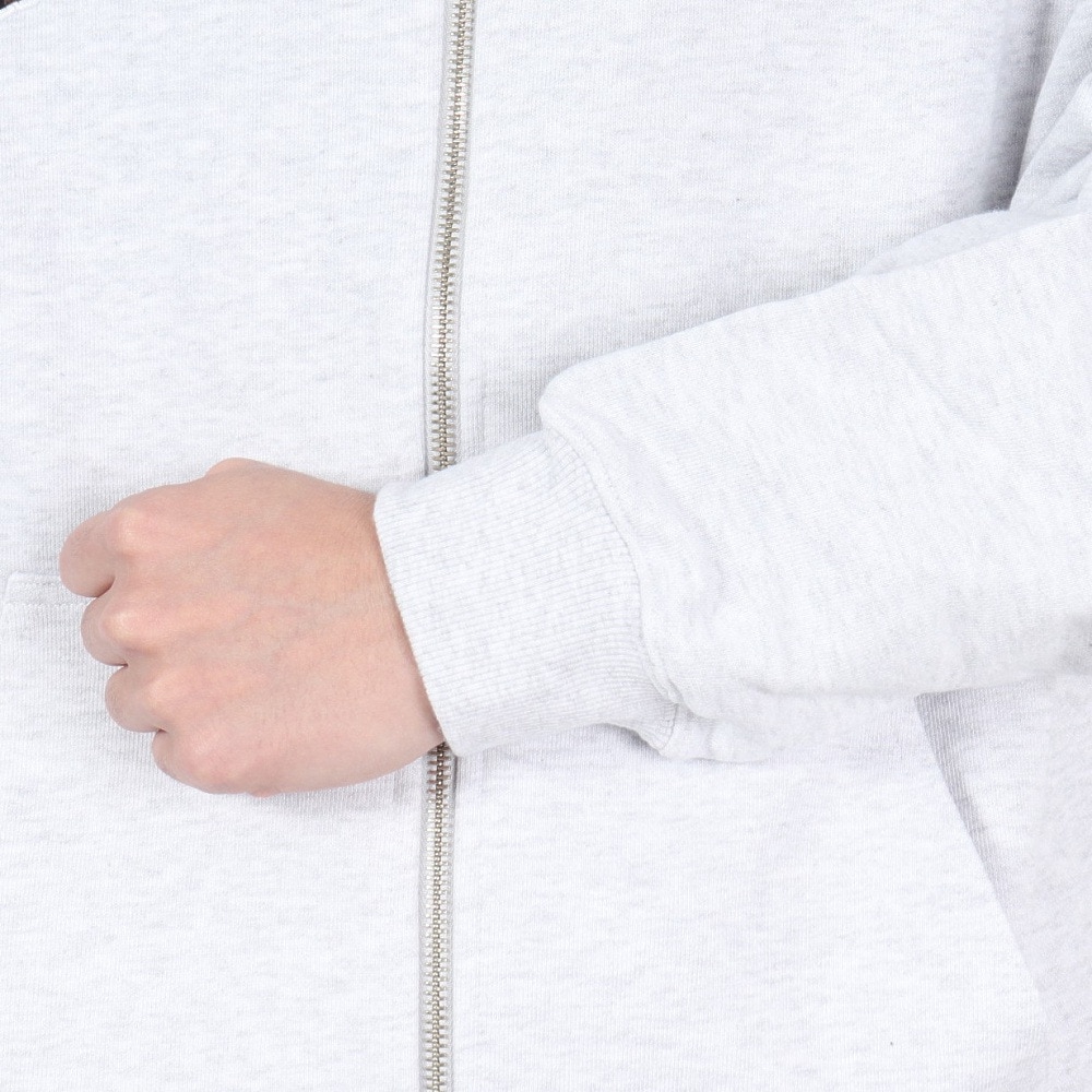 エクストララージ（XLARGE）（メンズ）PATCHED ロゴ ジップアップ フーディー スウェットシャツ 101244012001-ASH