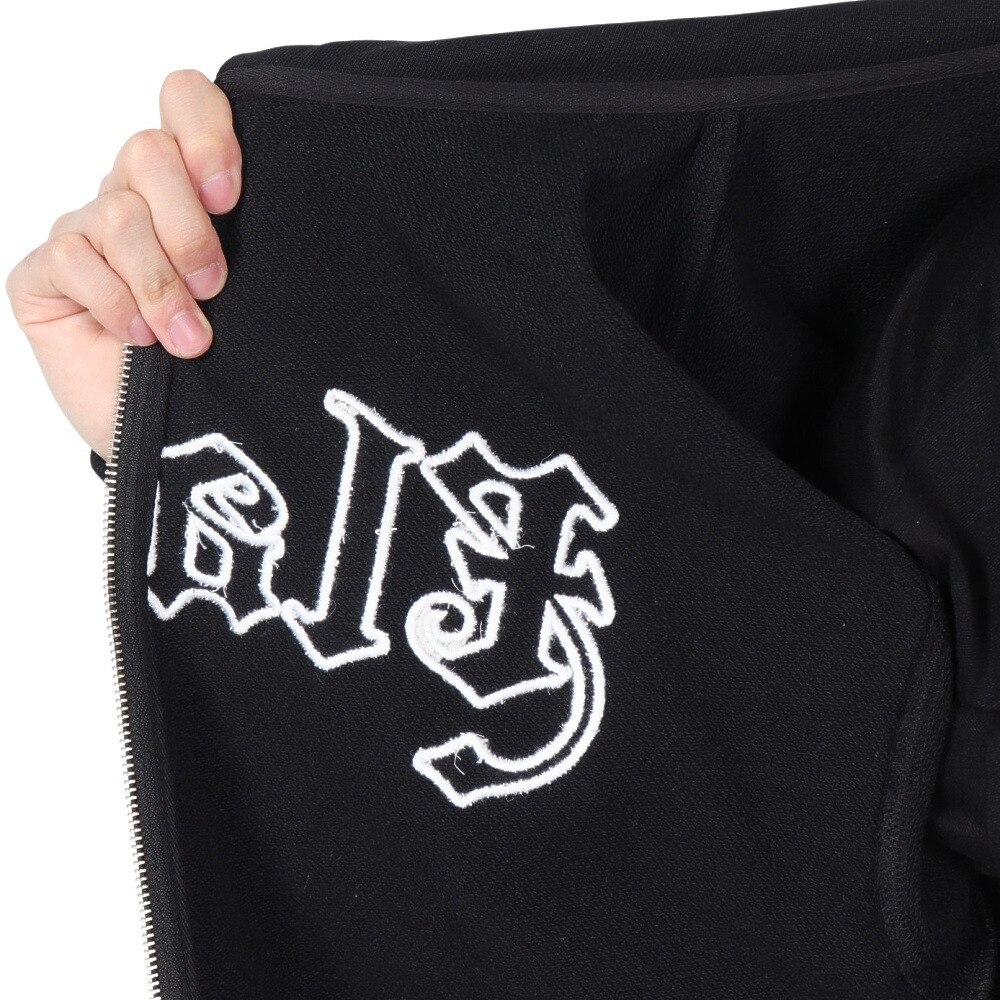 エクストララージ（XLARGE）（メンズ）PATCHED ロゴ ジップアップ フーディー スウェットシャツ 101244012001-BLACK