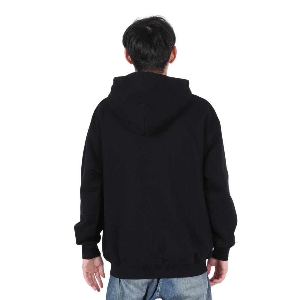 エクストララージ（XLARGE）（メンズ）PATCHED ロゴ ジップアップ フーディー スウェットシャツ 101244012001-BLACK
