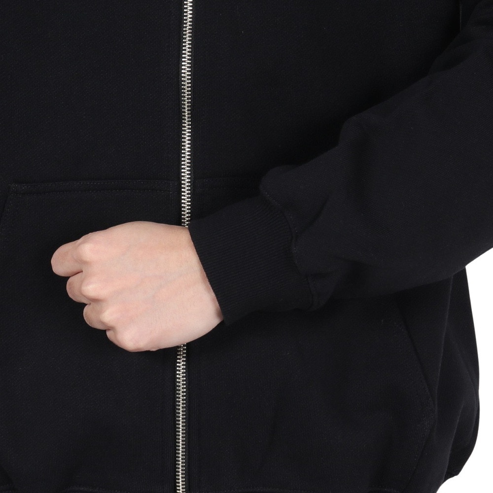 エクストララージ（XLARGE）（メンズ）PATCHED ロゴ ジップアップ フーディー スウェットシャツ 101244012001-BLACK