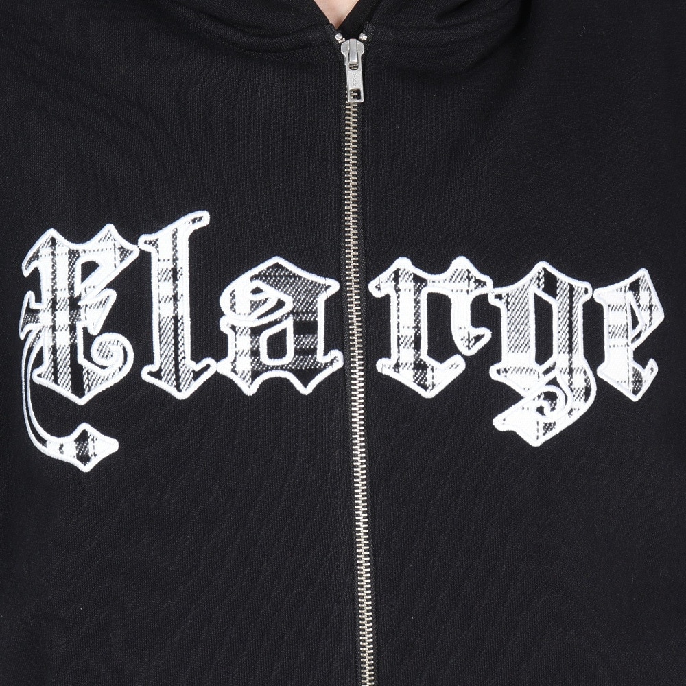 エクストララージ（XLARGE）（メンズ）PATCHED ロゴ ジップアップ フーディー スウェットシャツ 101244012001-BLACK