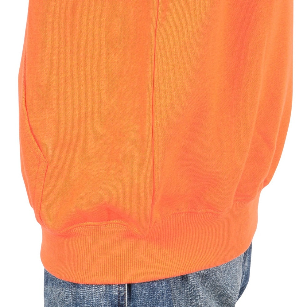 エクストララージ（XLARGE）（メンズ）PATCHED ロゴ ジップアップ フーディー スウェットシャツ 101244012001-ORANGE