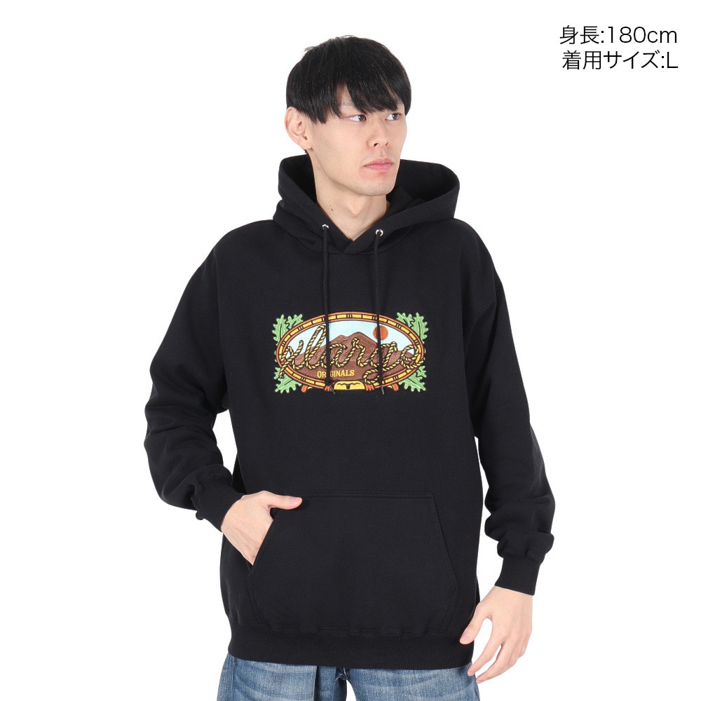 エクストララージ（XLARGE）（メンズ）ROPE ロゴ フーディースウェット 101244012006-BLACK