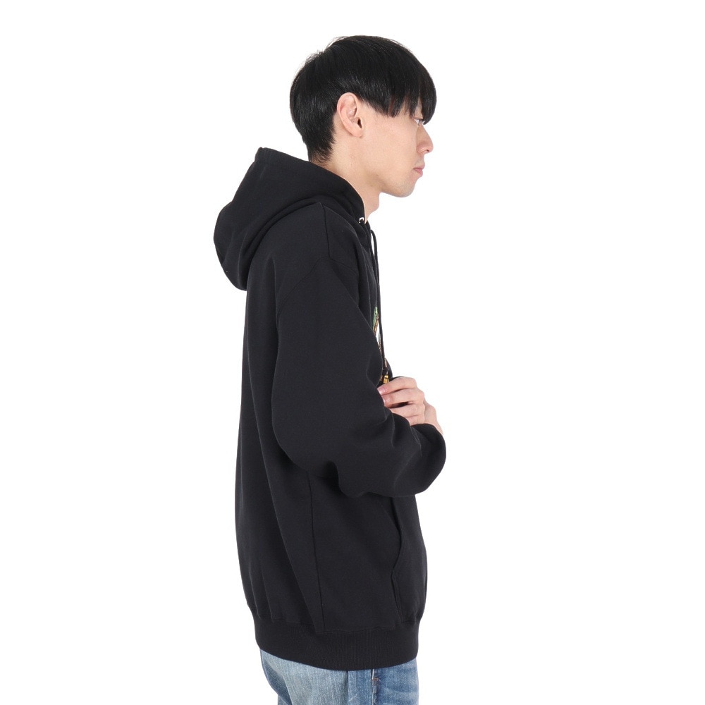 エクストララージ（XLARGE）（メンズ）ROPE ロゴ フーディースウェット 101244012006-BLACK