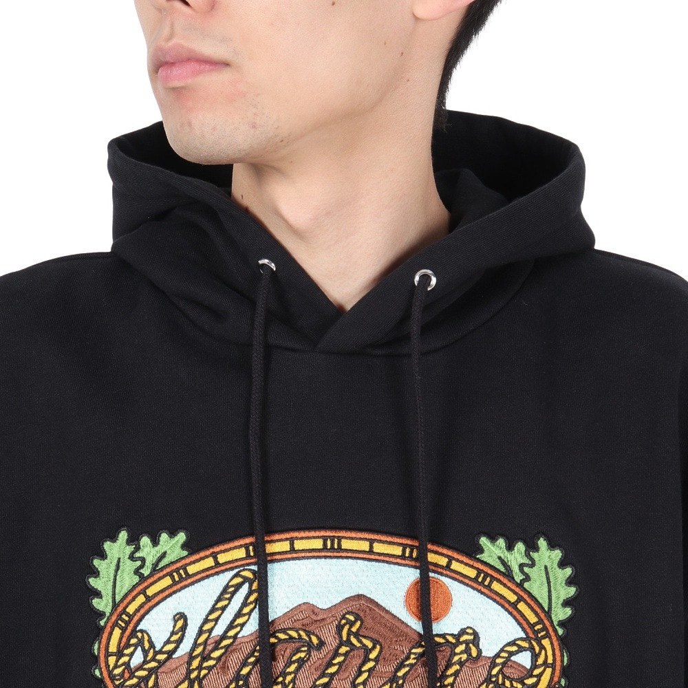 エクストララージ（XLARGE）（メンズ）ROPE ロゴ フーディースウェット 101244012006-BLACK