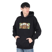 (メンズ)ROPE ロゴ フーディースウェット 101244012006-BLACK