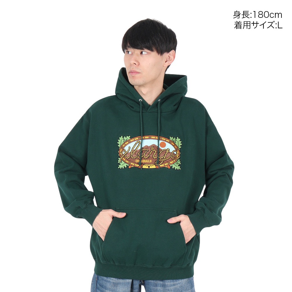 エクストララージ（XLARGE）（メンズ）ROPE ロゴ フーディースウェット 101244012006-GREEN