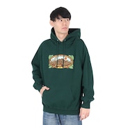 (メンズ)ROPE ロゴ フーディースウェット 101244012006-GREEN
