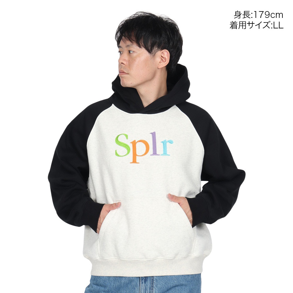 サプライヤー（SUPPLIER）（メンズ）Logo Raglan フーディ 2421-18113-01001