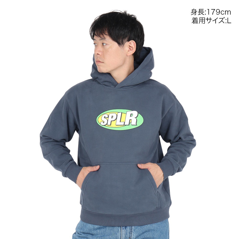 サプライヤー（SUPPLIER）（メンズ）Lime Logo フーディ 2421-18113-01120